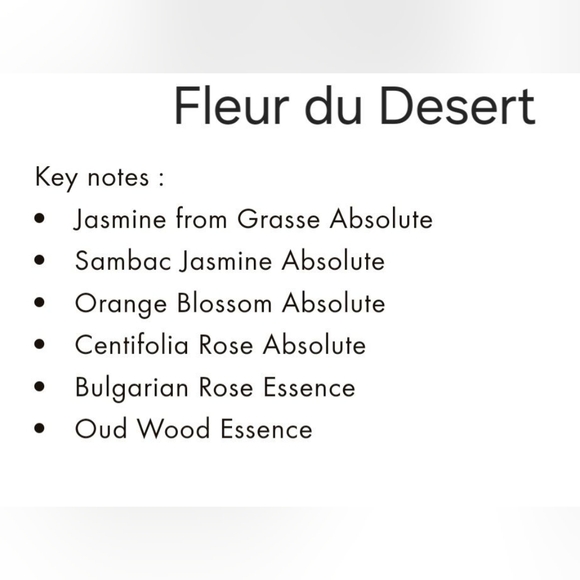 ⭐️5pc ✅️ Louis Vuitton FLEUR DU DESERT OUD FRAGRANCE - Picture 8 of 8